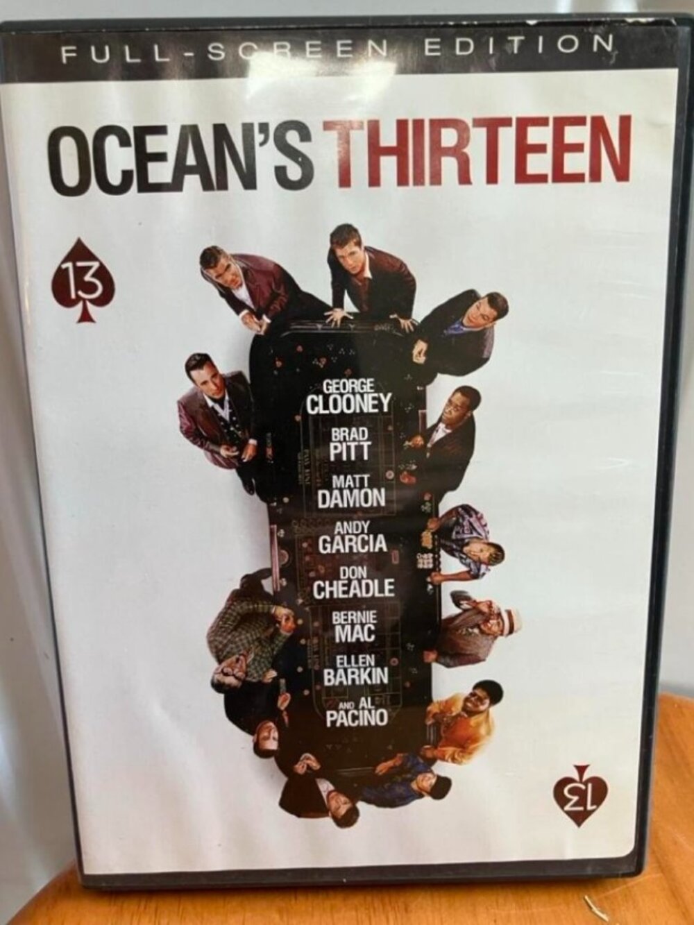 Ocean's Thirteen DVD Movie Full screen edition